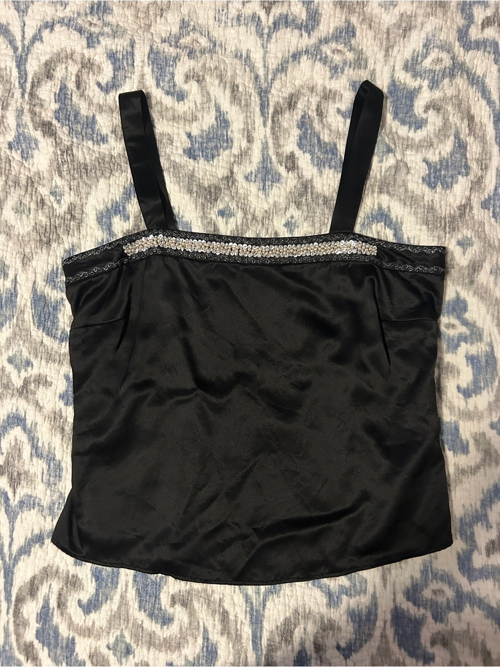 Harold’s 100% Silk Black Tank